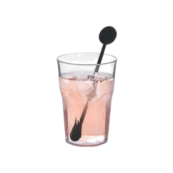 Agitateur à Cocktail 17cm en PP Noir (Mojito, Caïpi) - Réutilisable (Lot de 100)