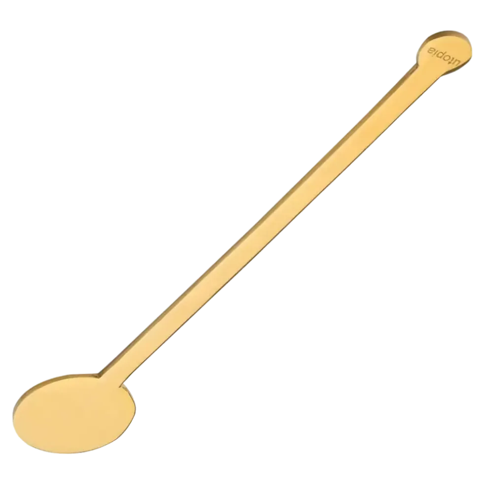 Agitateur cocktail inox réutilisable Or 15cm (24pcs)