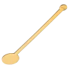 Agitateur cocktail inox réutilisable Or 18cm (24pcs)