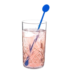 Agitateur à Cocktail Standard 22cm en PP Bleu - Réutilisable (Lot de 100)
