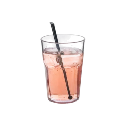 Agitateur à Cocktail Type PILLON 16cm en PP Noir - Réutilisable (Lot de 100)