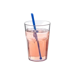 Agitateur à Cocktail Type PILLON 16cm en PP Bleu - Réutilisable (Lot de 100)