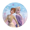 Assiette en carton La Reine des neiges ø23cm - Lot de 8