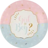 Assiette Gender Reveal Girl or Boy ? - Lot de 10
