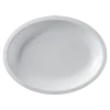 Assiette Ovale Blanche - 25.5x19cm - lot de 25