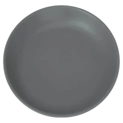 Assiette Plate Incassable Gris Anthracite ø 21cm