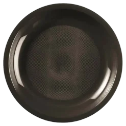 Assiette Plate Noire - 22.5cm - lot de 25