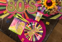 Assiette 80's 23cm - Lot de 10