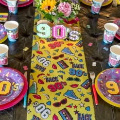 Assiette 90's - Lot de 10