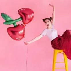 Ballon Aluminium Cerises