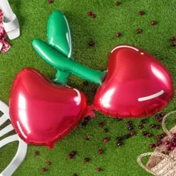 Ballon Aluminium Cerises