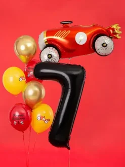 Ballon Aluminium Chiffre 7 Noir 86 cm – Ballon Mylar Anniversaire