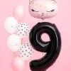 Ballon Aluminium Chiffre 9 Noir 86 cm – Ballon Mylar Anniversaire