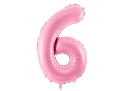 Ballon Aluminium Chiffre 6 Rose 86 cm – Ballon Mylar Anniversaire