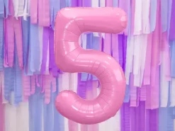 Ballon Aluminium Chiffre 5 Rose 86 cm – Ballon Mylar Anniversaire
