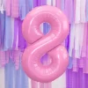 Ballon Aluminium Chiffre 8 Rose 86 cm – Ballon Mylar Anniversaire