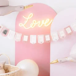 Ballon Aluminium Cigogne Rose 100 cm – Ballon Baby Shower et Naissance