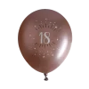 Ballon 18 ans Or Rose ø 30cm (lot de 6)
