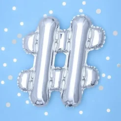 Ballon # Argent 35cm