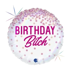 Ballon Birthday Bitch ø45cm