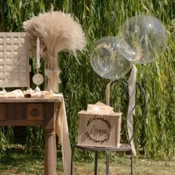 Ballon bobo Mariage naturel