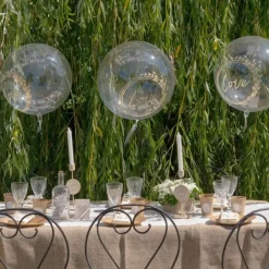 Ballon bobo Mariage naturel