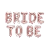 Ballon Bride To Be 340x35cm Or Rose