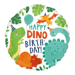 Ballon Dinosaure Happy Birthday