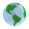 Ballon 4D Planète Terre ø38cm