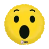 Ballon Emoji Jaune Wow ø45cm