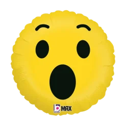 Ballon Emoji Jaune Wow ø45cm