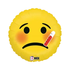Ballon Emoji Malade ø45cm