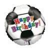 Ballon Foot Happy Birthday ø45cm