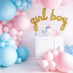 Ballon Géant rond Bleu clair Pastel ø100cm