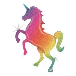 Ballon Hélium Licorne Rainbow Géante 137cm