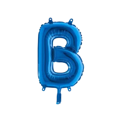 Ballon Lettre B Bleu - 35cm