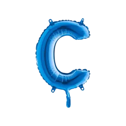 Ballon Lettre C Bleu - 35cm