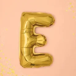 Ballon Lettre E Or - 35cm
