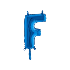Ballon Lettre F Bleu - 35cm