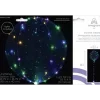 Ballon lumineux transparent à LED Multicolore ø40cm