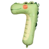 Ballon Mylar Chiffre 7 Crocodile 73 cm – Ballon Aluminium Jungle