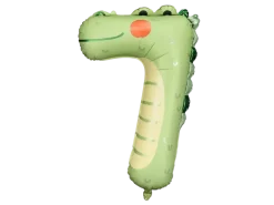Ballon Mylar Chiffre 7 Crocodile 73 cm – Ballon Aluminium Jungle