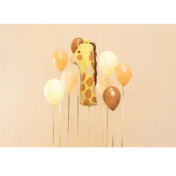 Ballon Mylar Chiffre 1 Girafe 84 cm – Ballon Aluminium Anniversaire