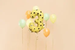 Ballon Mylar Chiffre 3 Guépard 81 cm – Ballon Aluminium Safari
