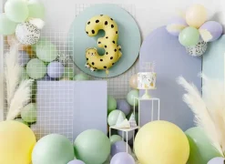 Ballon Mylar Chiffre 3 Guépard 81 cm – Ballon Aluminium Safari