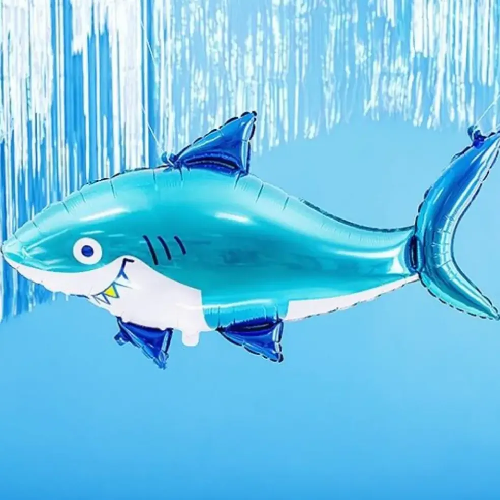 Ballon Requin - Mylar Brillant - 102x62 cm