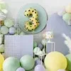 Ballon rond géant jaune crème pastel 1 m – ballon XXL pour décoration d'anniversaire et événement