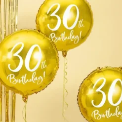 Ballon 30th Birthday Or ø45cm
