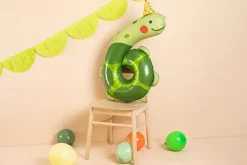 Ballon Tortue aluminium - Chiffre 6