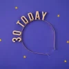 Bandeau 30 Ans Or – Accessoire Anniversaire Adulte